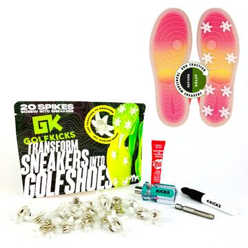 adidas gazelle silver green womens GOLFKICKS DIY Traction Kit